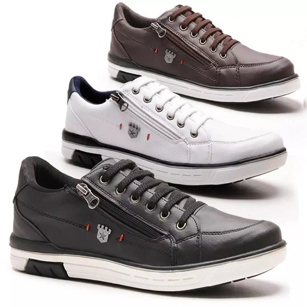 Kit Casual 3 Pares Sapatênis Calce Facil Versales Tamanho Especial