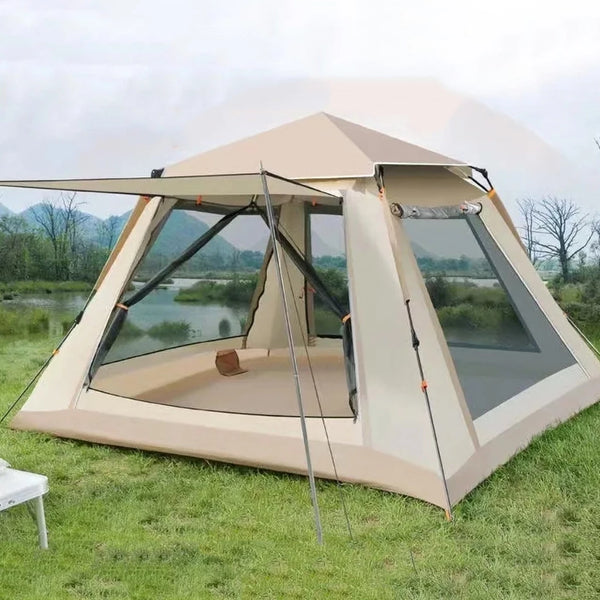 Barraca Camping Portátil Automático Para Livre 5 Pessoas De Praia