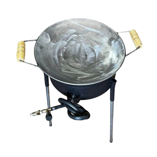 Fogão Fogareiro Á Gás com Disco De Arado Tacho Ideal Para Pesca E Camping
